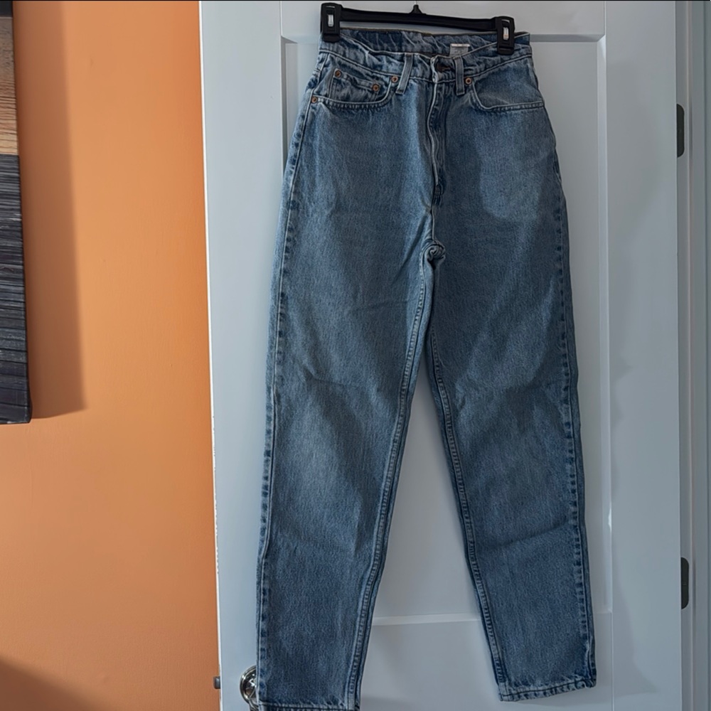 Levi's Blue Straight Leg Jeans Timeless Design